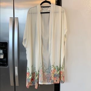 Flowered robe by Cacique NWT sz 26/28